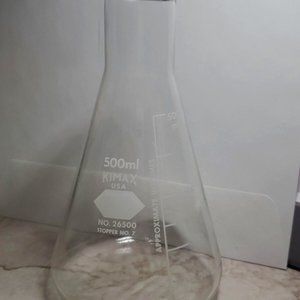 KIMAX USA 500 Ml Glass Beaker Flask For Chemistry